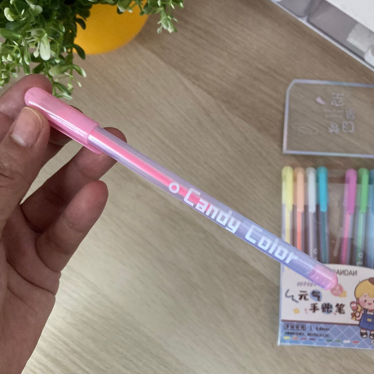 Lápices tinta gel 0.8 mm (9 piezas)