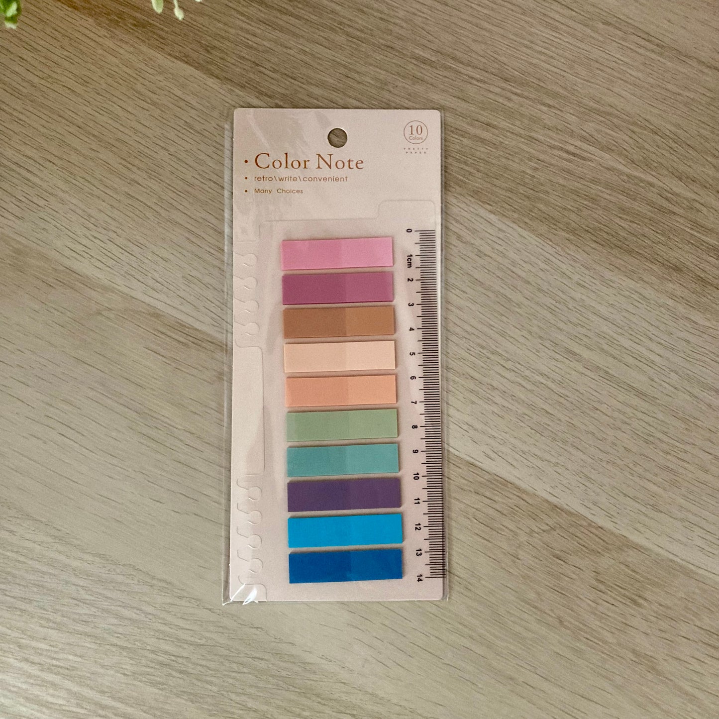 Marcapáginas 10 colores