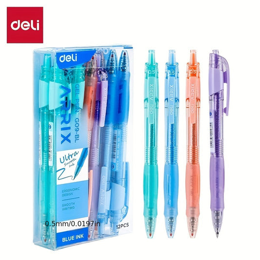 Bolígrafo Gel Deli Arrix 0.5 azul