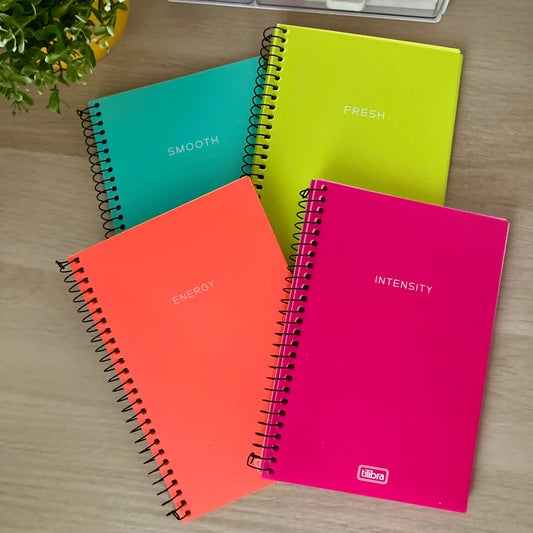 Cuaderno Neon Tilibra 80 hjs 142mm x 208mm