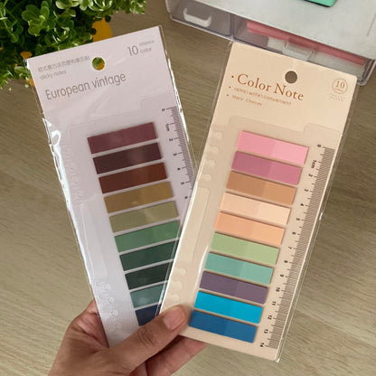 Marcapáginas 10 colores