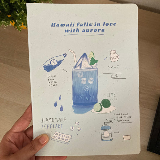 Libreta Delgada Hawaii falls B5