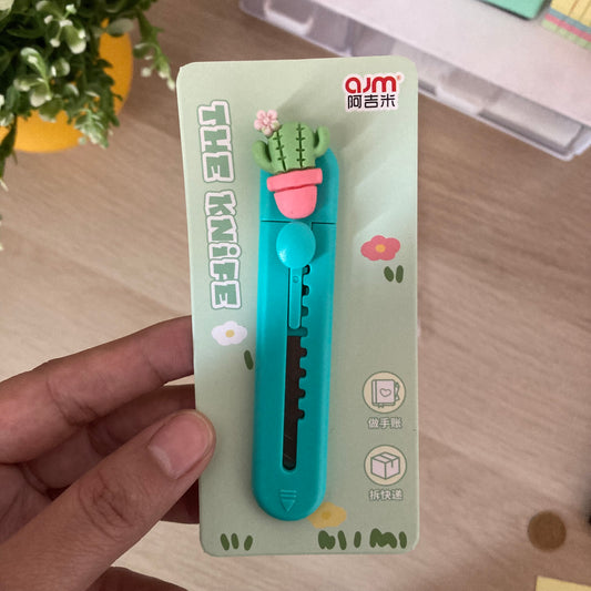 Cutter Kawaii con Diseño de Cactus