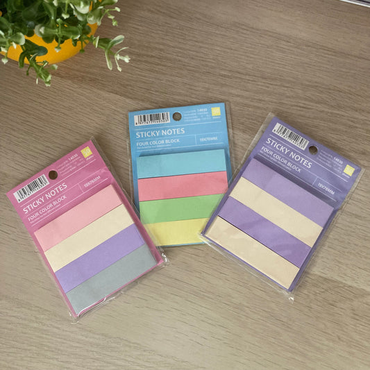 Set notas adhesivas papel
