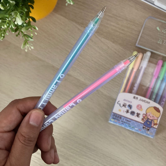 Lápices tinta gel 0.8 mm (9 piezas)