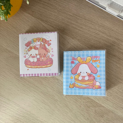 Mini Libreta Kawaii 9x9 cm