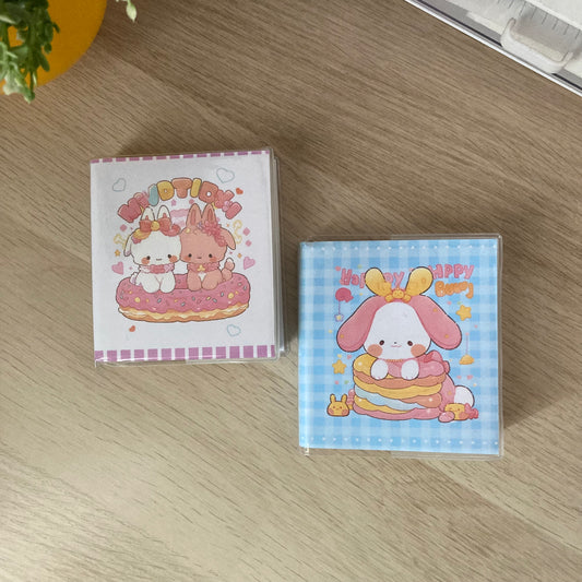 Mini Libreta Kawaii 9x9 cm