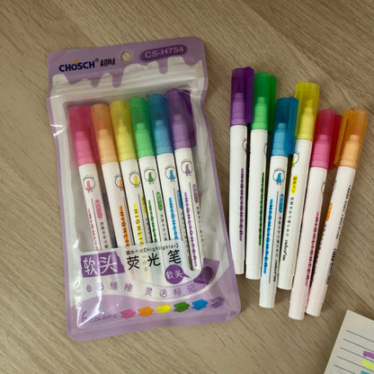 Set de Resaltadores CHOSCH CS-H754 - 6 Colores